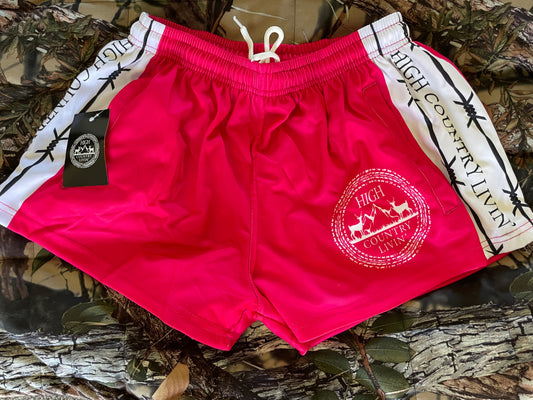 Winchester Pink Footy Shorts