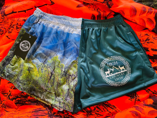 McMillan Green Footy Shorts