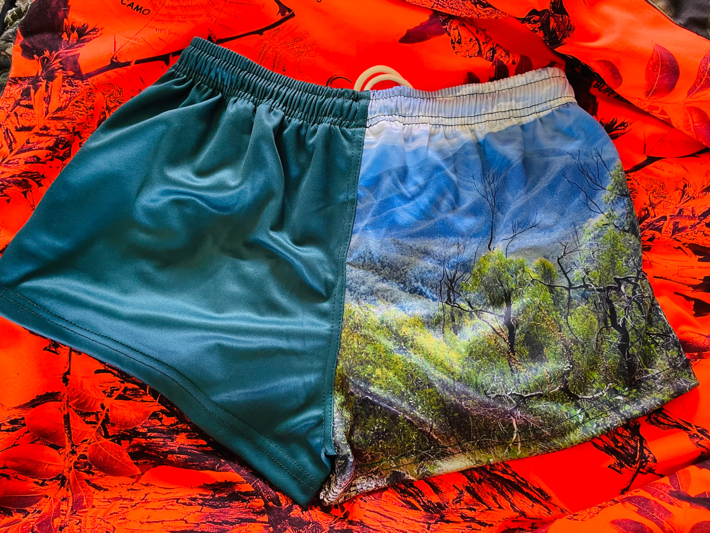 McMillan Green Footy Shorts